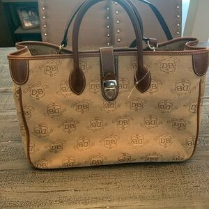 Dooney & Bourke Tan and Brown Men's Bag